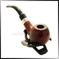 New 5.75 Nirvana Wood Wooden Tobacco Smoking Pipe With Self Stand 