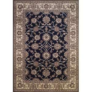  Concord Global Rugs Harvard Collection Mahal Black Round 5 