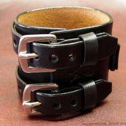 Leather Watchband Johnny Depp Cuff Vintage Bracelet  