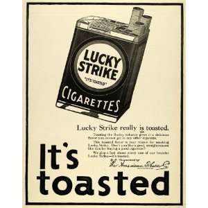   Tobacco Co Pack Smoking Products   Original Print Ad