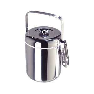  Stainless Steel Ice Bucket with Tongs (C7920) Beauty