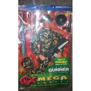  GX MEGA FORCES ARMY GUNNER MISSILE LAUNCHER Toys & Games