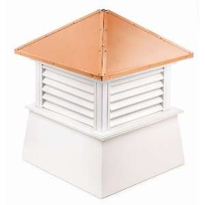   Style Copper Roof and Smooth Vinyl Base, 60 Inch Square 80 Inch High