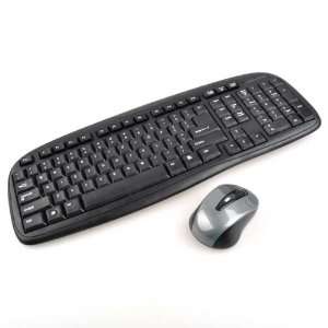   Wireless Mouse and Keyboard Set Black For PC